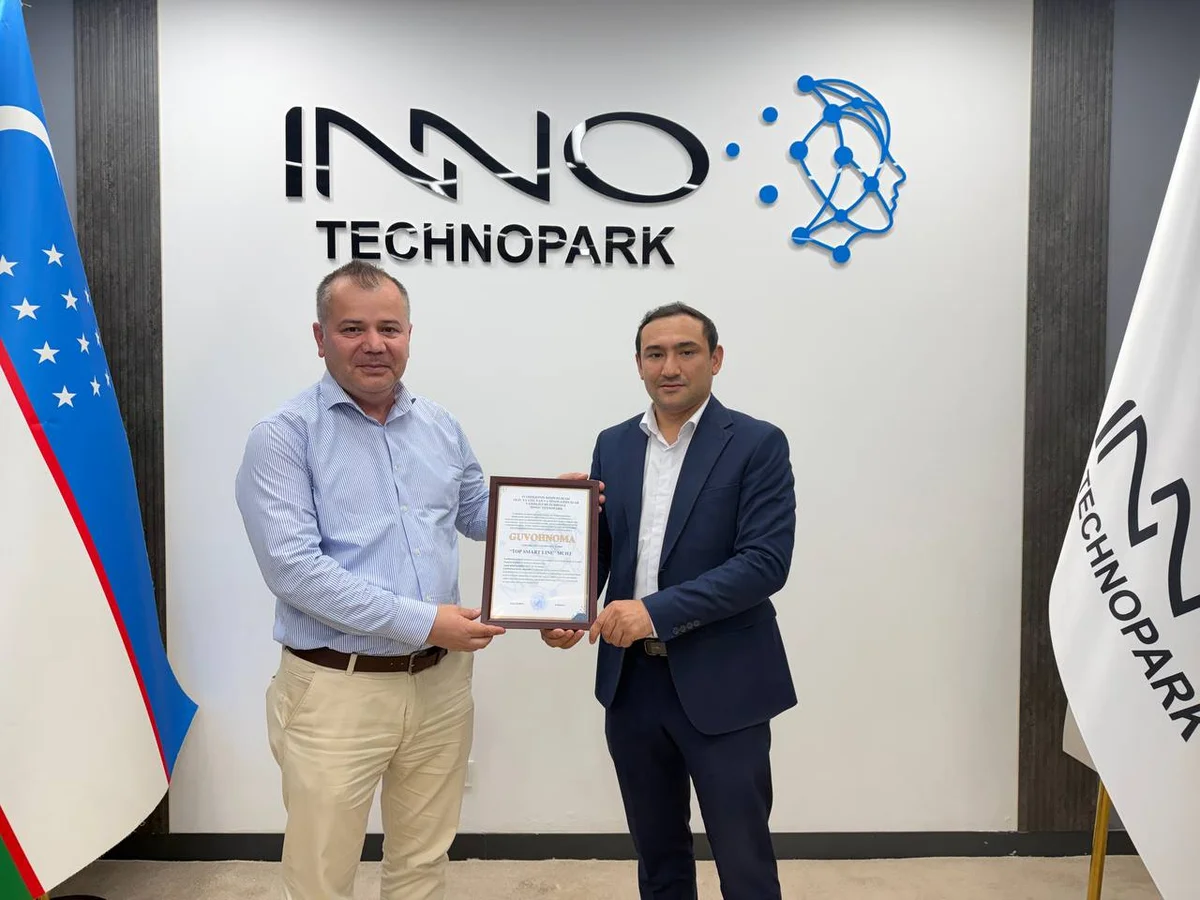 INNO Texnoparkning yangi rezidentlariga guvohnomalar topshirildi